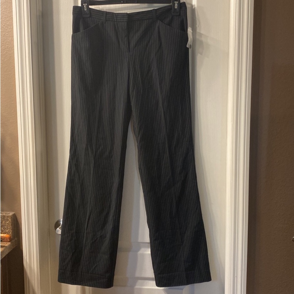 The Limited Drew Fit Women’s Black Pinstripe Dress Pants